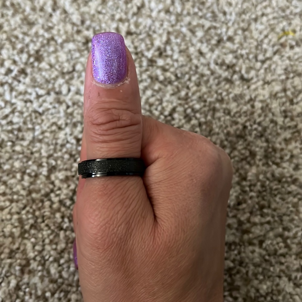 Anxiety Spinner Ring Sz 9